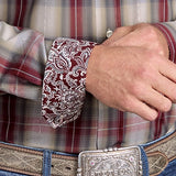 Stetson 2398 Diamond Ranch (Wine) - Men's Western Shirt