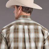 Stetson 2399 Sandy Ombre (Brown) - Men's Western Shirt