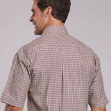 Stetson 2872 Diamond Geo (Red) - Men's Short Sleeve Shirt