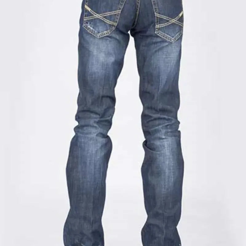 Stetson 1014 Fit Destructed (Dark Wash) - Men's Jeans - Hatcountry