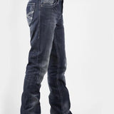 Stetson 1014 Fit Destructed (Medium Wash) - Men's Jeans