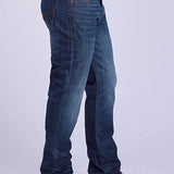 Stetson 1210 Straight Fit (Orange/Dark Wash) - Men's Jeans