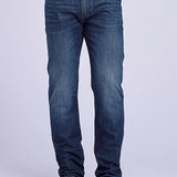 Stetson 1210 Straight Fit (Orange/Dark Wash) - Men's Jeans