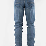 Stetson 1211 Straight Fit Stretch (Medium Wash) - Men's Jeans