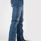 Stetson 1211 Straight Leg Stretch (Medium Wash) - Men's Jeans