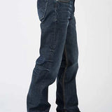 Stetson 1312 Fit Pieced Pockets (Dark Wash) - Men's Jeans