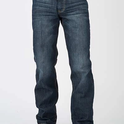 Stetson 1312 Fit Pieced Pockets (Dark Wash) - Men's Jeans