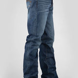 Stetson 1312 Fit Pocket Stitching (Dark Wash) - Men's Jeans