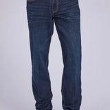 Stetson 1313 Modern Fit Stretch (Gold/Dark Wash) - Men's Jeans