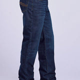 Stetson 1520 Straight Leg Fit Zig Zag Pockets (Dark Wash) - Men's Jeans