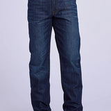 Stetson 1520 Straight Leg Fit Zig Zag Pockets (Dark Wash) - Men's Jeans