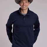 Stetson 3240 Honeycomb Knit (Navy) - Men's Sweater