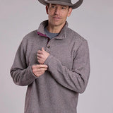 Stetson 3295 Honeycomb Knit (Wine) - Men's Sweater
