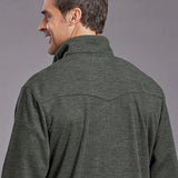 Stetson 2328 Honeycomb Bonded (Olive) - Men's Knit Sweater