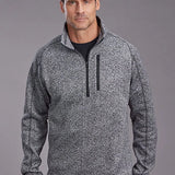 Stetson 2328 Honeycomb Bonded (Grey) - Men's Knit Sweater