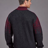 Stetson 2308 Quarter Zip (Red) - Men's Sweater