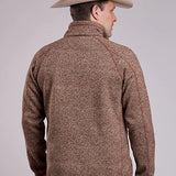 Stetson 2800 Quarter Zip (Rust) - Men's Knit Sweater
