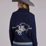 Stetson 3177 Cowgirl Cardigan (Navy) - Women's Knit Sweater