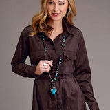 Stetson 1914 Solid (Chocolate) - Women's Long Shirt