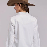 Stetson Loose Denim (White) - Women's Western Shirt