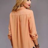Stetson Jacket Style (Orange) - Women's Blouse