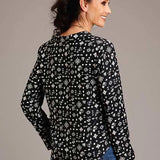 Stetson 1417 Southwestern Ditzy (Black) - Women's Blouse