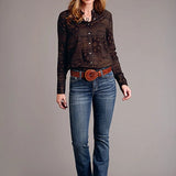 Stetson 1860 Bandana Print (Brown) - Women's Blouse