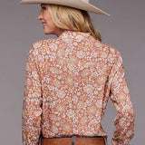 Stetson 2100 Sunset Floral (Pink) - Women's Blouse