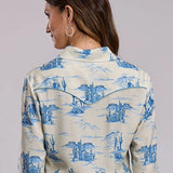 Stetson 2965 Indigo Trail (Cream) - Women's Western Shirt