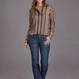 Stetson 2187 Sand Serape (Tan) - Women's Blouse