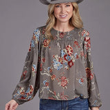 Stetson 2188 Vintage Peasant (Grey) - Women's Blouse