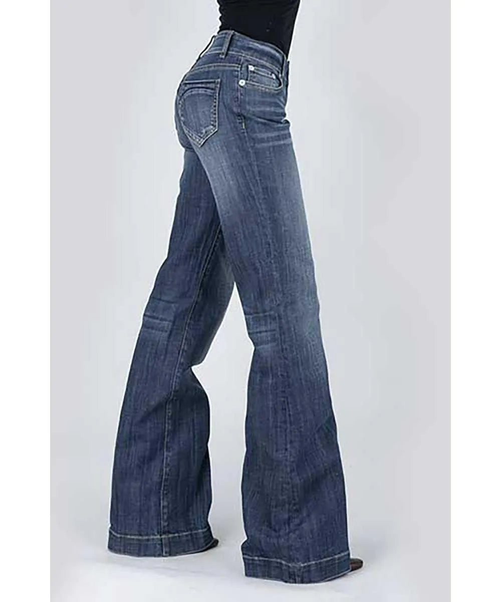 Stetson 214 Trouser Fit w/ Diagonal Pieced Pocket- Women's Jeans - Hatcountry
