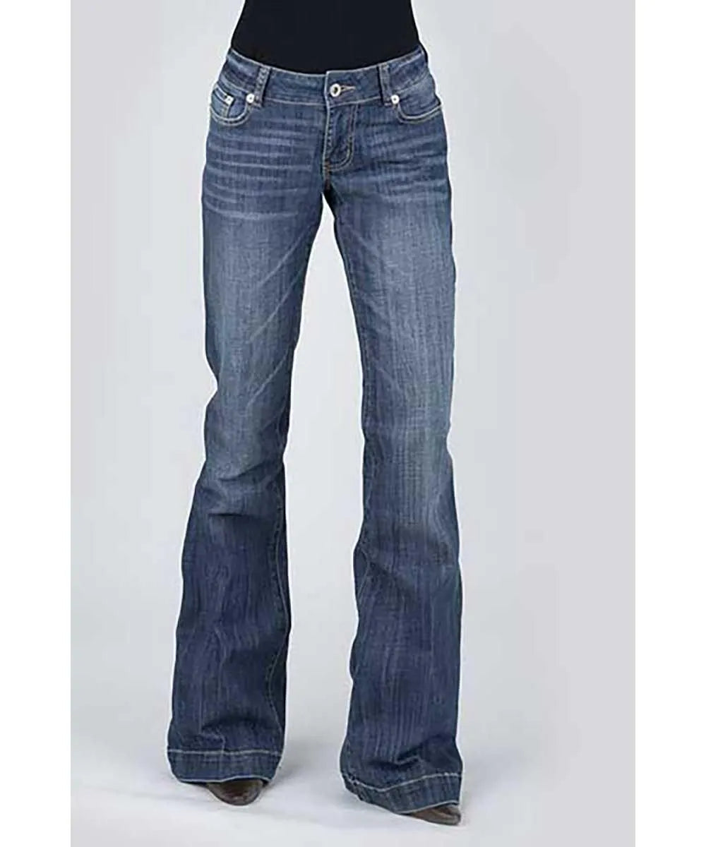 Stetson 214 Trouser Fit w/ Diagonal Pieced Pocket- Women's Jeans - Hatcountry
