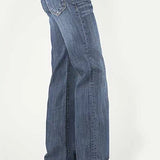 Stetson 214 Trouser Fit Pieced Back Pocket (Denim Medium Wash) - Women's Jeans