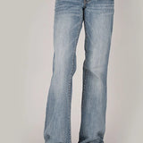 Stetson 214 Trouser Fit V Pocket (Light Wash) - Women's Jeans
