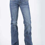 Stetson 816 Classic Boot Cut Half Circle Pocket ( Denim Light Wash )- Women's Jeans