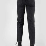 Stetson 915 High Rise Straight Crop (Black) - Women's Jeans