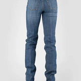 Stetson 915 High Rise Straight Fit (Medium Wash) - Women's Jeans