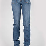 Stetson 915 High Rise Straight Fit Oversize Pockets (Medium Wash) - Women's Jeans