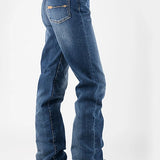 Stetson 915 High Rise Straight Fit Arrow Pocket (Medium Wash) - Women's Jeans