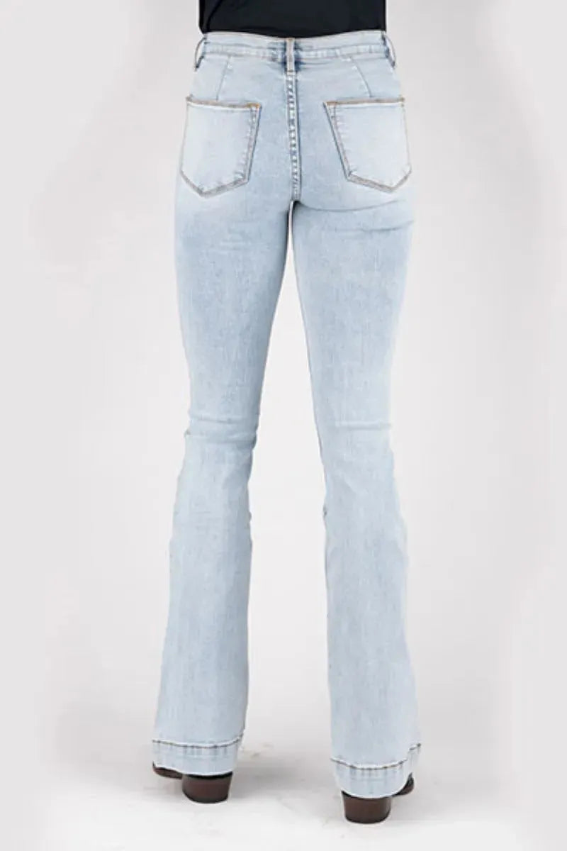 Stetson 921 High Waist Flare (Acid Wash) - Women's Jeans - Hatcountry