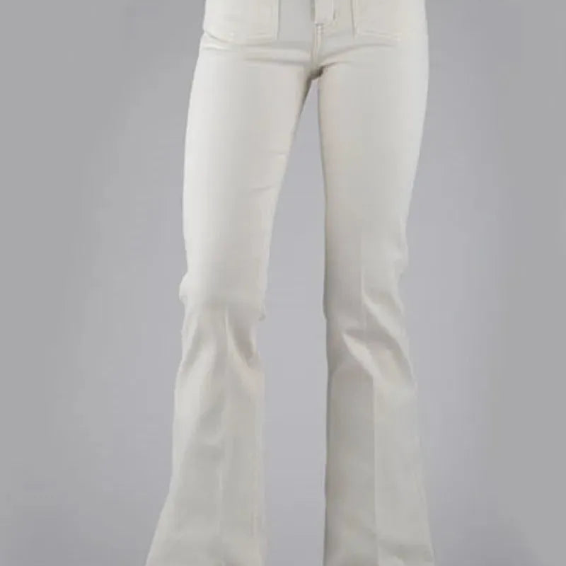 Stetson 921 High Waist Flare (Cream) - Women's Jeans - Hatcountry