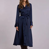 Stetson 3154 Western Satin (Navy) - Women's Dress