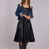 Stetson Gored Tank (Black) - Women's Leather Dress