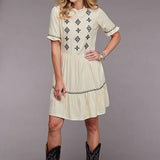 Stetson 2098 3/4 Sleeve (Cream) - Women's Dress
