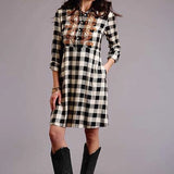Stetson 00514 Buffalo Plaid (White) - Women's Dress