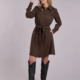 Stetson 3156 Western Viscose (Brown) - Women's Dress