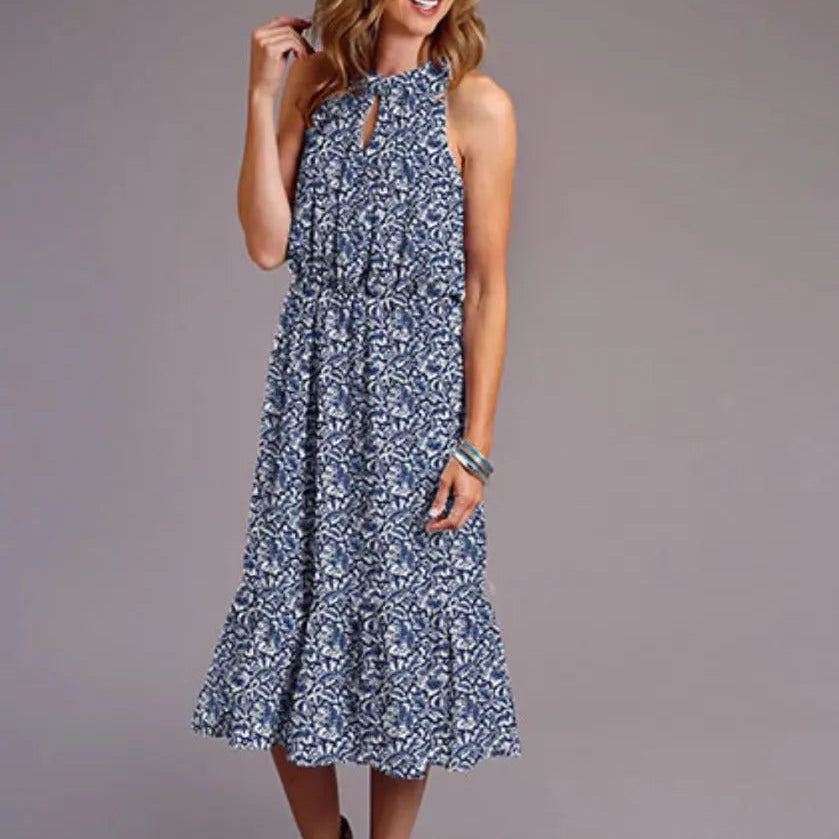 Stetson Indigo Tapestry (Blue) - Women's Long Dress - Hatcountry