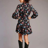 Stetson 00987 Feather Floral (Black) - Women's Dress