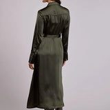 Stetson 2685 Poly Satin (Olive) - Women's Western Dress